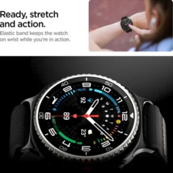 Spigen Galaxy Watch 8 Classic 46Mm|Galaxy Watch 8 40Mm-PASEK SAMSUNG GALAXY WATCH 8 / CLASSIC 40 / 44 / 46 MM LITE FIT CZARNY
