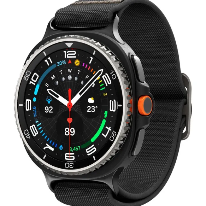 Spigen Galaxy Watch 8 Classic 46Mm|Galaxy Watch 8 40Mm-PASEK SAMSUNG GALAXY WATCH 8 / CLASSIC 40 / 44 / 46 MM LITE FIT CZARNY