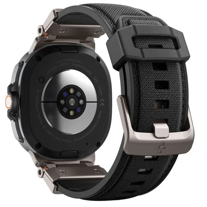 Spigen Galaxy Watch 8 Classic 46Mm|Galaxy Watch 8 40Mm-PASEK SAMSUNG GALAXY WATCH 8 46mm 44mm 40mm DURAPRO ARMOR CZARNY
