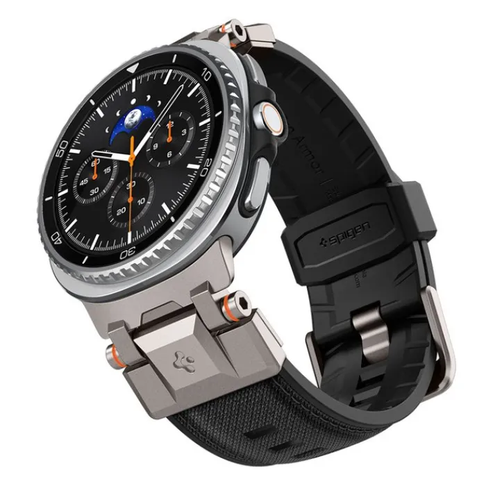 Spigen Galaxy Watch 8 Classic 46Mm|Galaxy Watch 8 40Mm-PASEK SAMSUNG GALAXY WATCH 8 46mm 44mm 40mm DURAPRO ARMOR CZARNY