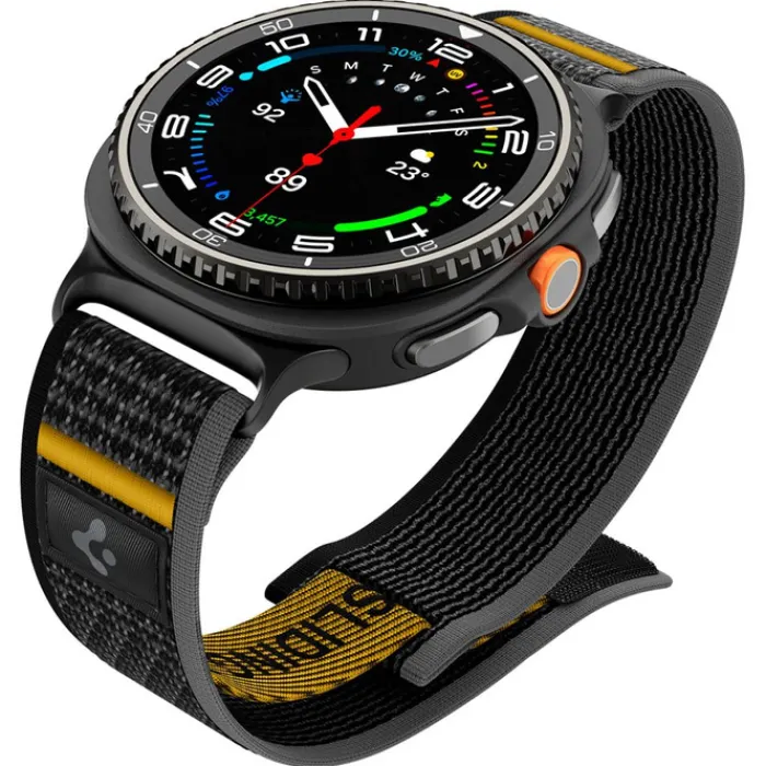Spigen Galaxy Watch 8 Classic 46Mm|Galaxy Watch 8 40Mm-PASEK SAMSUNG GALAXY WATCH 8 / CLASSIC 40 / 44 / 46 MM ACTIVE ATHLEX AIR CZARNY