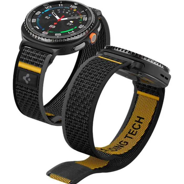 Spigen Galaxy Watch 8 Classic 46Mm|Galaxy Watch 8 40Mm-PASEK SAMSUNG GALAXY WATCH 8 / CLASSIC 40 / 44 / 46 MM ACTIVE ATHLEX AIR CZARNY