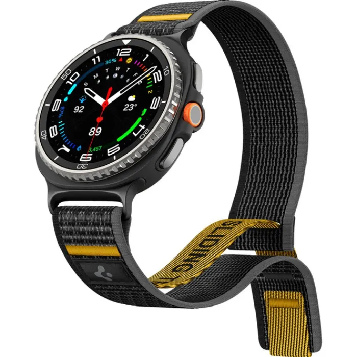 Spigen Galaxy Watch 8 Classic 46Mm|Galaxy Watch 8 40Mm-PASEK SAMSUNG GALAXY WATCH 8 / CLASSIC 40 / 44 / 46 MM ACTIVE ATHLEX AIR CZARNY