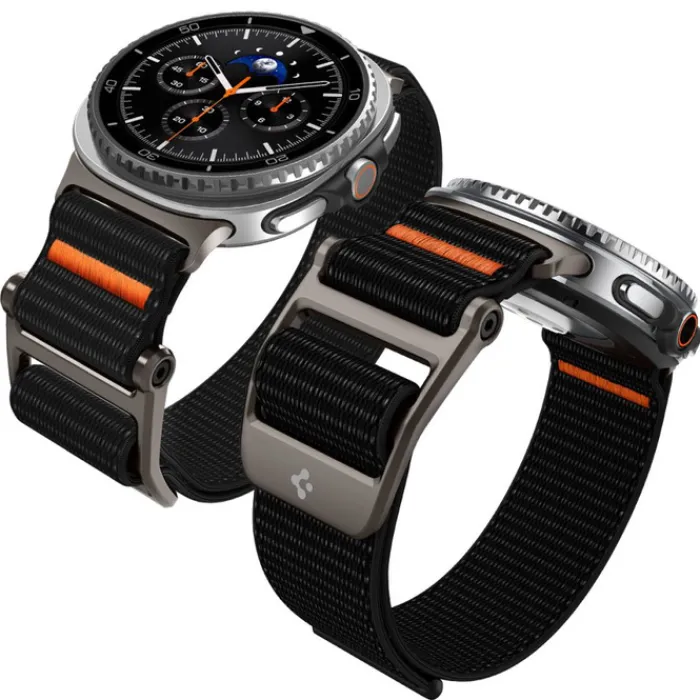 Spigen Galaxy Watch 8 Classic 46Mm|Galaxy Watch 8 40Mm-PASEK SAMSUNG GALAXY WATCH 8 / CLASSIC (40 / 44 / 46 MM) DURAPRO FLEX CZARNY