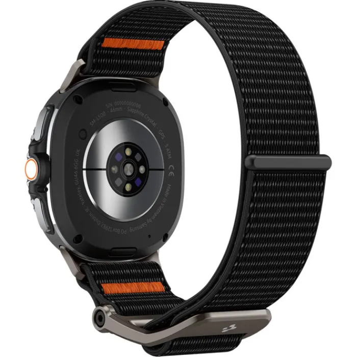 Spigen Galaxy Watch 8 Classic 46Mm|Galaxy Watch 8 40Mm-PASEK SAMSUNG GALAXY WATCH 8 / CLASSIC (40 / 44 / 46 MM) DURAPRO FLEX CZARNY