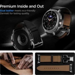 Spigen Galaxy Watch 8 Classic 46Mm|Galaxy Watch 8 40Mm-PASEK SAMSUNG GALAXY WATCH 8 / CLASSIC (40 / 44 / 46 MM) ENZO BLACK