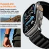 Spigen Apple Watch 5 45Mm|Apple Watch Se 2022 44Mm-PASEK WBF1 BAND APPLE WATCH 6 / 7 / 8 / 9 / 10 / SE / ULTRA 1 / 2 (44 / 45 / 46 / 49 MM) BLACK