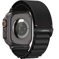 Spigen Apple Watch 5 45Mm|Apple Watch Se 2022 44Mm-PASEK WBF1 BAND APPLE WATCH 6 / 7 / 8 / 9 / 10 / SE / ULTRA 1 / 2 (44 / 45 / 46 / 49 MM) BLACK
