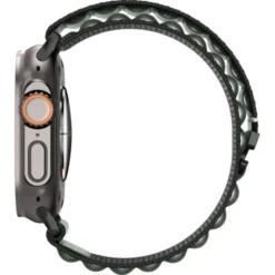 Spigen Apple Watch Se 2022 44Mm|Apple Watch 10 46Mm-PASEK WBF1 BAND APPLE WATCH 6 / 7 / 8 / 9 / 10 / SE / ULTRA 1 / 2 (44 / 45 / 46 / 49 MM) BLACK/GREEN
