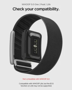 Spigen Inne-PASEK WHOOP 5.0 FABRIC BAND CZARNY