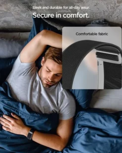 Spigen Inne-PASEK WHOOP 5.0 FABRIC BAND CZARNY