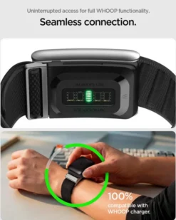 Spigen Inne-PASEK WHOOP 5.0 FABRIC BAND CZARNY