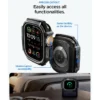 Spigen Apple Watch Ultra 2 49Mm|Apple-PASEK Z ETUI APPLE WATCH ULTRA 1 / 2 / 3 (49 MM) RUGGED ARMOR & TEMPERED GLASS MATTE BLACK