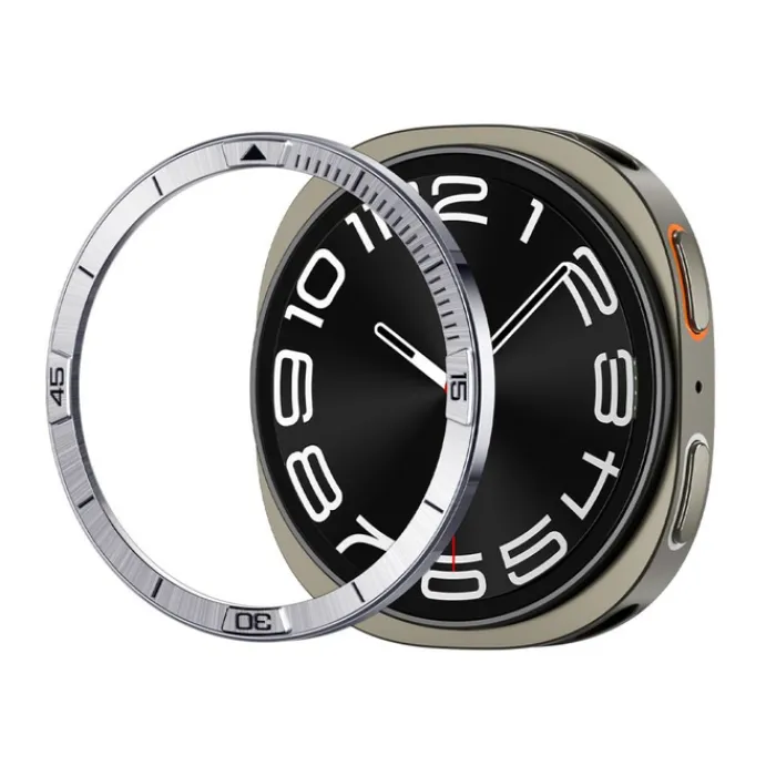 Spigen Galaxy Watch 8 44Mm|Samsung-PIERŚCIEŃ ETUI SAMSUNG GALAXY WATCH 8 44 MM BEZEL TUNE PILOT SREBRNY