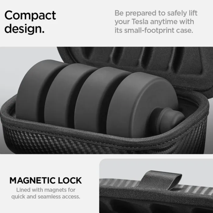 Spigen Tesla-PODKŁADKA POD PODNOŚNIK TESLA MODEL LIFTING JACK PADS BLACK
