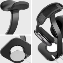 Spigen Ładowarki|Podstawki-PODSTAWKA DO ŁADOWARKI APPLE AIRPODS MAX MAGSAFE CHARGER STAND BLACK