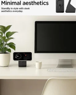 Spigen Podstawki-PODSTAWKA DO ŁADOWARKI MAGSAFE CHARGER STAND S BLACK