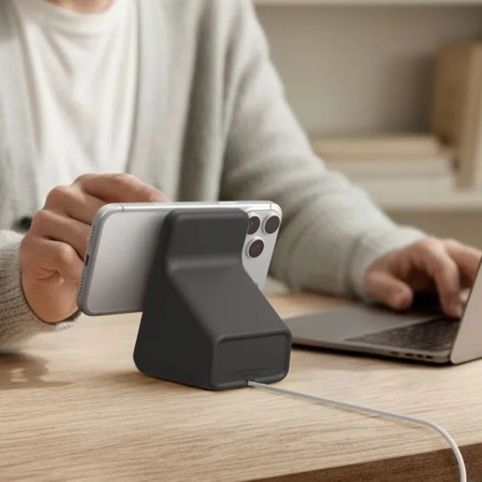 Spigen Podstawki-PODSTAWKA DO ŁADOWARKI MAGSAFE CHARGER STAND S BLACK