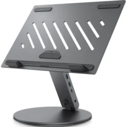 Spigen Podstawki-PODSTAWKA NA LAPTOP STAND HUB SPACE GREY
