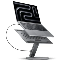 Spigen Podstawki-PODSTAWKA NA LAPTOP STAND HUB SPACE GREY