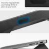Spigen Podstawki-PODSTAWKA POD LAPTOPA SLIMFOLD LAPTOP STAND LD201-S4 BLACK