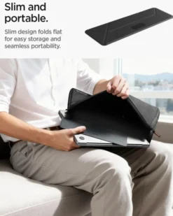 Spigen Podstawki-PODSTAWKA POD LAPTOPA SLIMFOLD LAPTOP STAND LD201-S4 BLACK