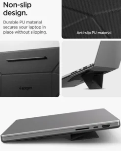 Spigen Podstawki-PODSTAWKA POD LAPTOPA SLIMFOLD DO 16 CALI LD201-S3 CZARNA