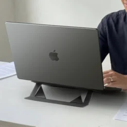 Spigen Podstawki-PODSTAWKA POD LAPTOPA SLIM FOLD CZARNA