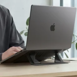 Spigen Podstawki-PODSTAWKA POD LAPTOPA SLIM FOLD CZARNA
