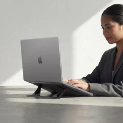 Spigen Podstawki-PODSTAWKA POD LAPTOPA SLIM FOLD CZARNA