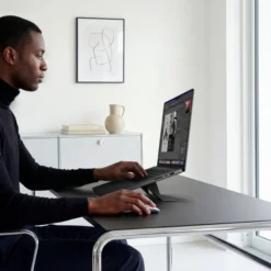 Spigen Podstawki-PODSTAWKA POD LAPTOPA SLIM FOLD CZARNA