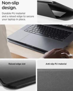 Spigen Podstawki-PODSTAWKA SLIM FOLD LD201-S7 14 CALI CZARNA
