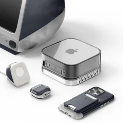 Spigen Podstawki-PODSTAWKA CLASSIC C1 APPLE WATCH STAND GRAPHITE
