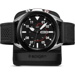 Spigen Ładowarki|Podstawki-PODSTAWKA GALAXY WATCH 3 S352 NIGHT STAND BLACK