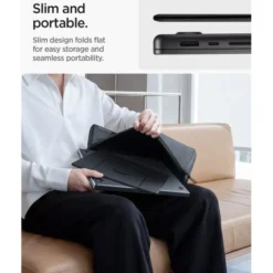 Spigen Podstawki-PODSTAWKA LD201-S8 SLIMFOLD LAPTOP & TABLET STAND SPACE GREY