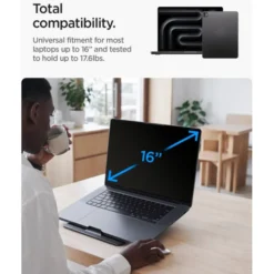 Spigen Podstawki-PODSTAWKA LD201-S8 SLIMFOLD LAPTOP & TABLET STAND SPACE GREY
