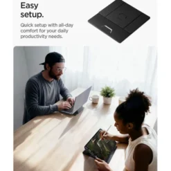 Spigen Podstawki-PODSTAWKA LD201-S8 SLIMFOLD LAPTOP & TABLET STAND SPACE GREY