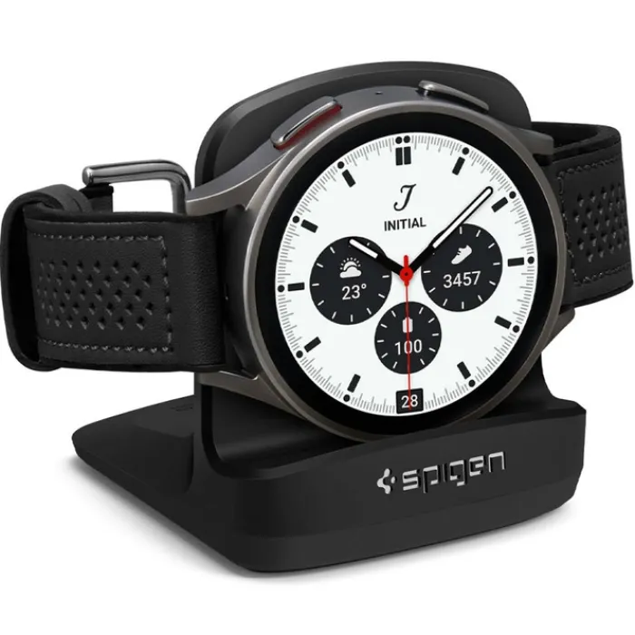 Spigen Galaxy Watch 5 40Mm|Galaxy Watch 5 44Mm-Podstawka S353 Night Stand Samsung Galaxy Watch 5 / 5 Pro / 6 Black