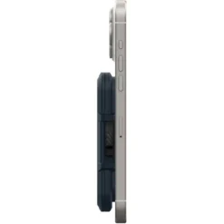 Spigen Iphone 14 Plus|Portfele Magsafe-PORTFEL MAGASEF LOCK FIT UNIWERSALNY CARD HOLDER GRANATOWY