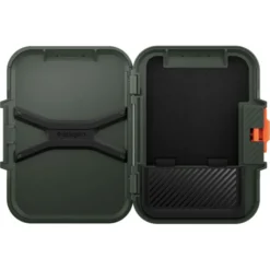 Spigen Iphone 14 Plus|Portfele Magsafe-PORTFEL MAGASEF LOCK FIT UNIWERSALNY CARD HOLDER KHAKI ZIELONY