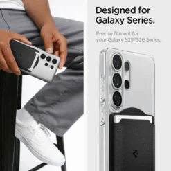 Spigen Portfele Magsafe-PORTFEL MAGSAFE GALAXY S URBAN FIT MAGNETIC CARD HOLDER CZARNY