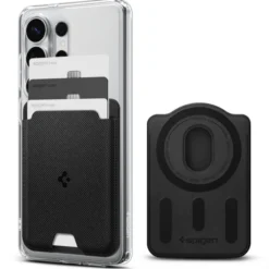Spigen Portfele Magsafe-PORTFEL MAGSAFE GALAXY S URBAN FIT MAGNETIC CARD HOLDER CZARNY