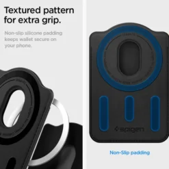 Spigen Portfele Magsafe-PORTFEL MAGSAFE GALAXY S URBAN FIT MAGNETIC CARD HOLDER CZARNY