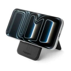 Spigen Iphone 14 Plus|Portfele Magsafe-PORTFEL MAGSAFE S314-3 SLIM FOLD UNIWERSALNY CARD HOLDER CZARNY