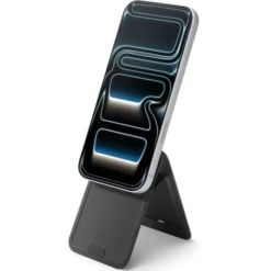 Spigen Iphone 14 Plus|Portfele Magsafe-PORTFEL MAGSAFE S314-3 SLIM FOLD UNIWERSALNY CARD HOLDER CZARNY