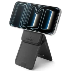 Spigen Iphone 14 Plus|Portfele Magsafe-PORTFEL MAGSAFE S314-3 SLIM FOLD UNIWERSALNY CARD HOLDER CZARNY