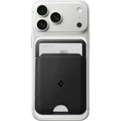 Spigen Iphone 14 Plus|Portfele Magsafe-PORTFEL MAGSAFE S314-3 SLIM FOLD UNIWERSALNY CARD HOLDER CZARNY