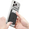 Spigen Iphone 14 Plus|Portfele Magsafe-PORTFEL MAGSAFE S314-2 SLIM FOLD UNIWERSALNY CARD HOLDER CZARNY