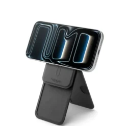 Spigen Iphone 14 Plus|Portfele Magsafe-PORTFEL MAGSAFE S314-2 SLIM FOLD UNIWERSALNY CARD HOLDER CZARNY