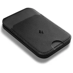 Spigen Iphone 14 Plus|Portfele Magsafe-PORTFEL MAGSAFE S314-2 SLIM FOLD UNIWERSALNY CARD HOLDER CZARNY